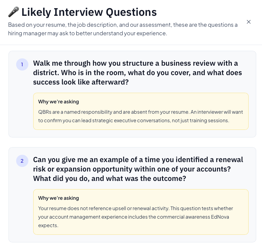 Interview Questions